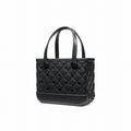 Bitty Bogg Bag Quilted LBD Black Boat Trip Waterproof Tote Tip Resistant Sandproof with Travel Accessory Pouch for Water Sports Travel Organizer Vacation Essentials for Women