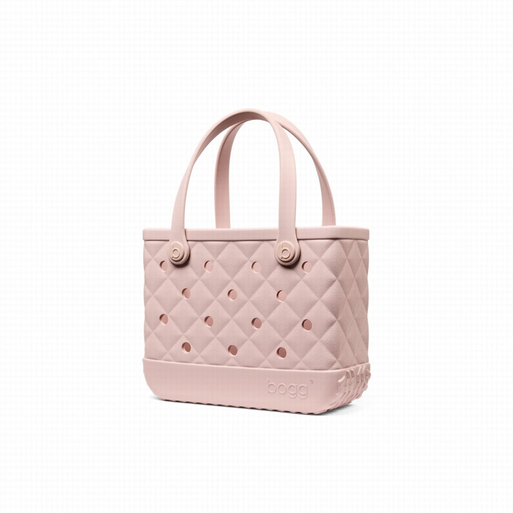 Bitty Bogg Bag Quilted Rose Petal Boat Trip Waterproof Tote Lightweight Waterproof with Reinforced Handles for Yacht Excursions Travel Organizer Vacation Essentials for Women