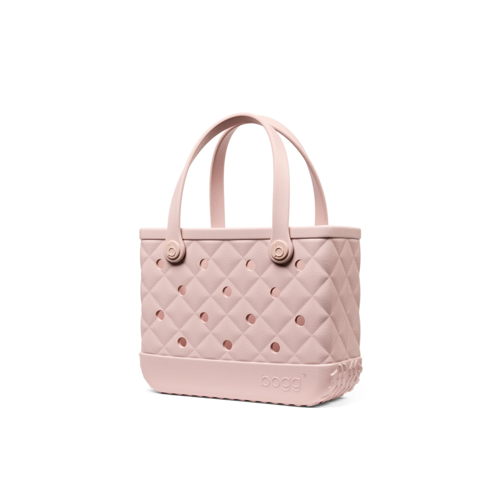 Bitty Bogg Bag Quilted Rose Petal Beach Picnic Storage Bag Flexible Large Capacity Bonus Cosmetic Bag Included for Pool Activities