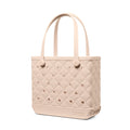 Baby Bogg Bag Quilted Freshly Pressed Linen Weekend Escape Carryall Flexible Easy Clean Accessory Organizer Pouch for Resort Vacations