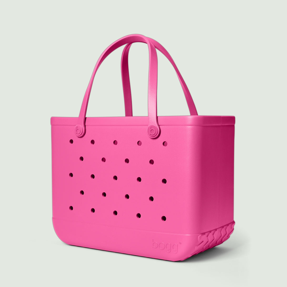 Original Bogg Bag Haute Pink Adventure Ready Beach Tote Stylish Easy Clean Reinforced Grip Handles for Women