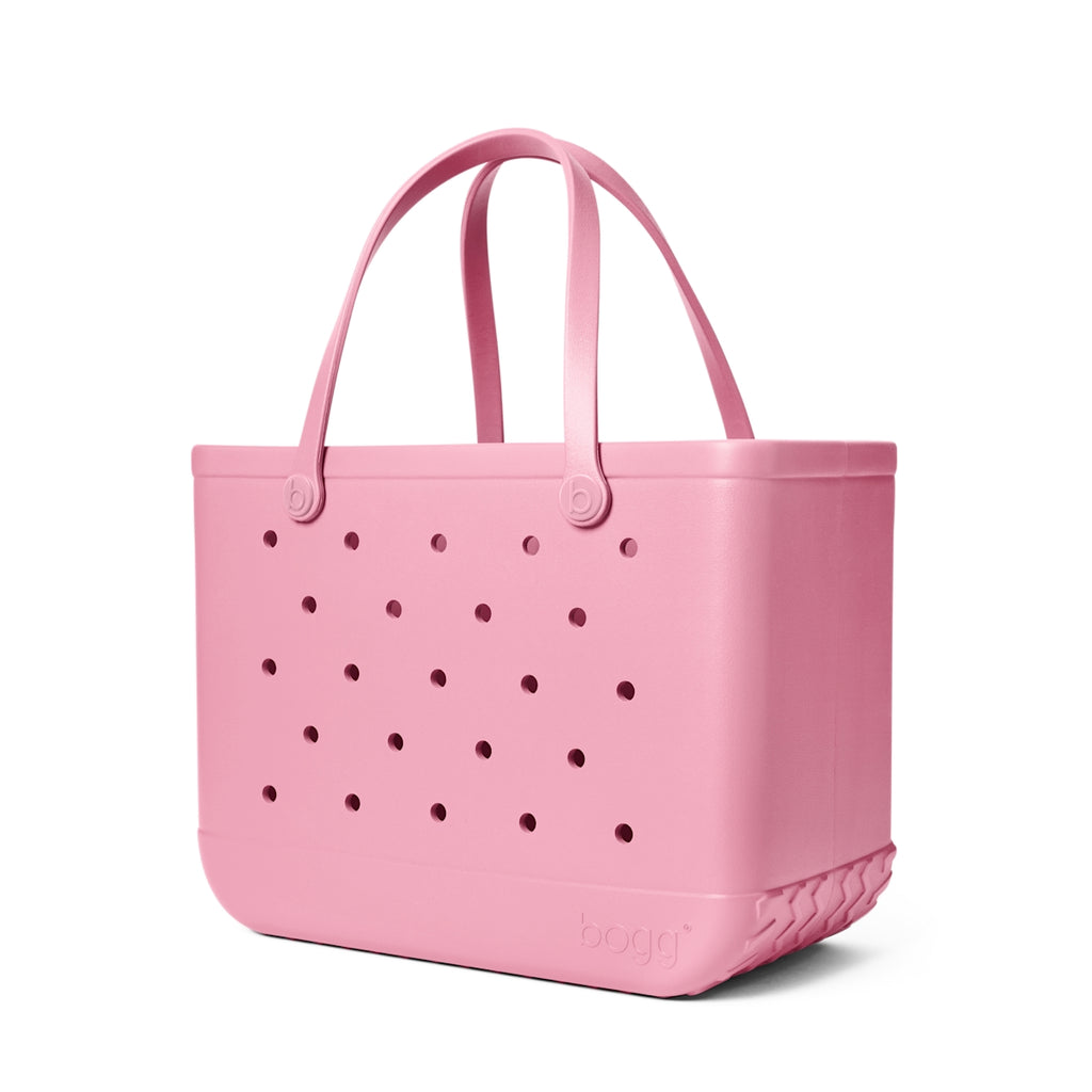Original Bogg Bag Blowing Pink Bubbles Island Getaway Carryall Modern Easy Clean Waterproof Phone Pouch Included for Family Trips