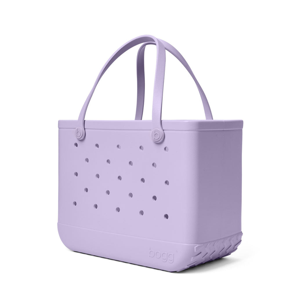 Original Bogg Bag I Lilac You a Lot Oversized Beach Travel Tote Easy Clean Waterproof with Easy Clean Surface for Lake Adventures Travel Organizer Vacation Essentials for Women