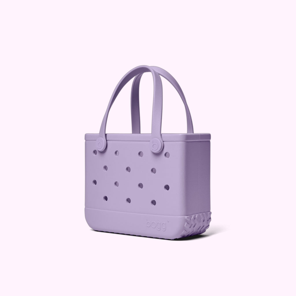 Bitty Bogg Bag I Lilac You a Lot Beach Vacation Carryall Lightweight Waterproof Deep Storage Interior for Family Trips