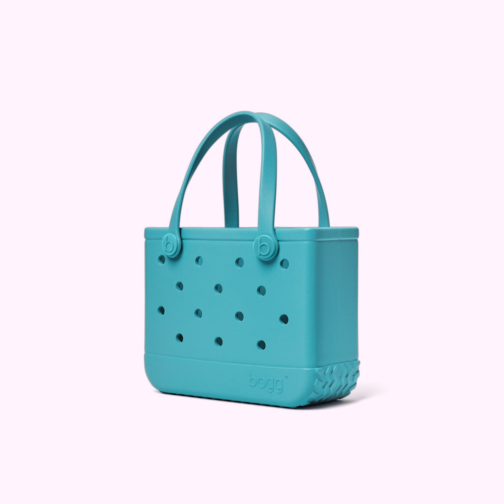 Bitty Bogg Bag Turquoise and Caicos Women's Waterproof Beach Tote Washable Large Capacity with Cosmetic Organizer for Water Sports Travel Organizer Vacation Essentials for Women