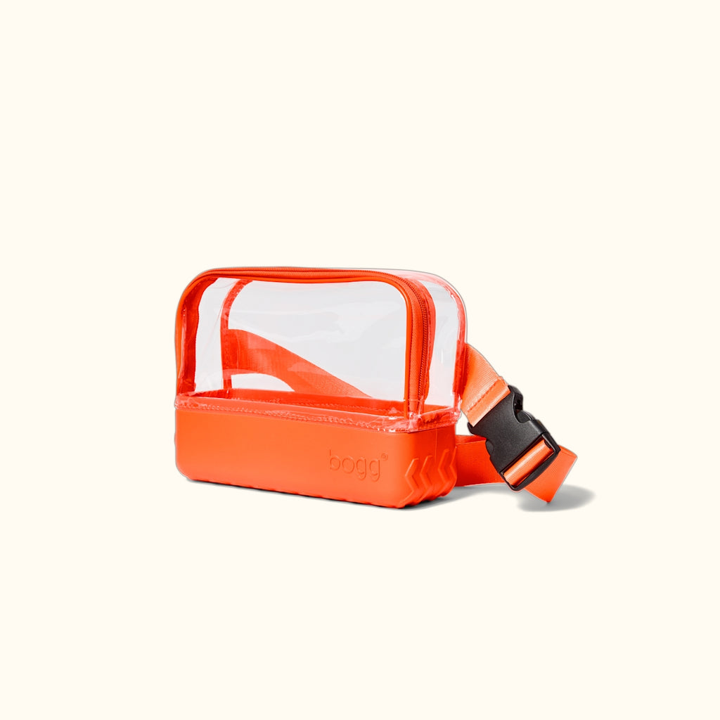 Bogg Stadium Bag Orange You Glad Cruise Essentials Travel Tote Tip Resistant Large Capacity with Cosmetic Organizer for Family Beach Days Travel Organizer Vacation Essentials for Women