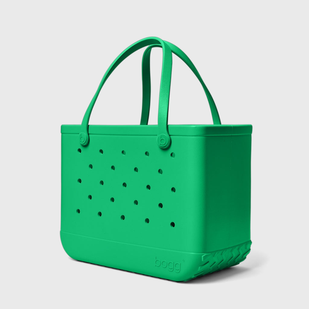 Original Bogg Bag Green with Envy Resort Vacation Beach Tote Washable Easy Clean with Easy Clean Surface for Cruise Travel Travel Organizer Vacation Essentials for Women