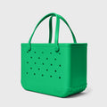 Original Bogg Bag Green with Envy Resort Vacation Beach Tote Washable Easy Clean with Easy Clean Surface for Cruise Travel Travel Organizer Vacation Essentials for Women