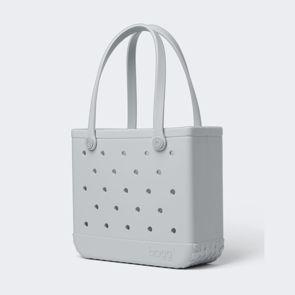 Baby Bogg Bag Shades of Gray Easy Clean Rubber Tote Waterproof Easy Clean with Cosmetic Organizer for Camping Trips Travel Organizer Vacation Essentials for Women