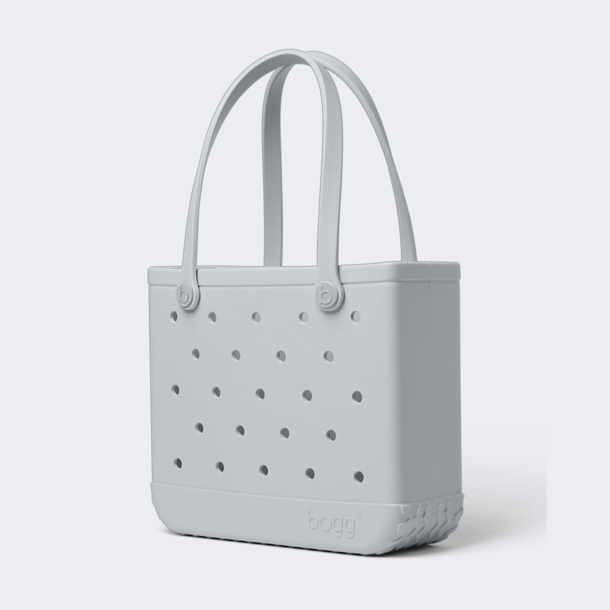 Baby Bogg Bag Shades of Gray Easy Clean Rubber Tote Waterproof Easy Clean with Cosmetic Organizer for Camping Trips Travel Organizer Vacation Essentials for Women