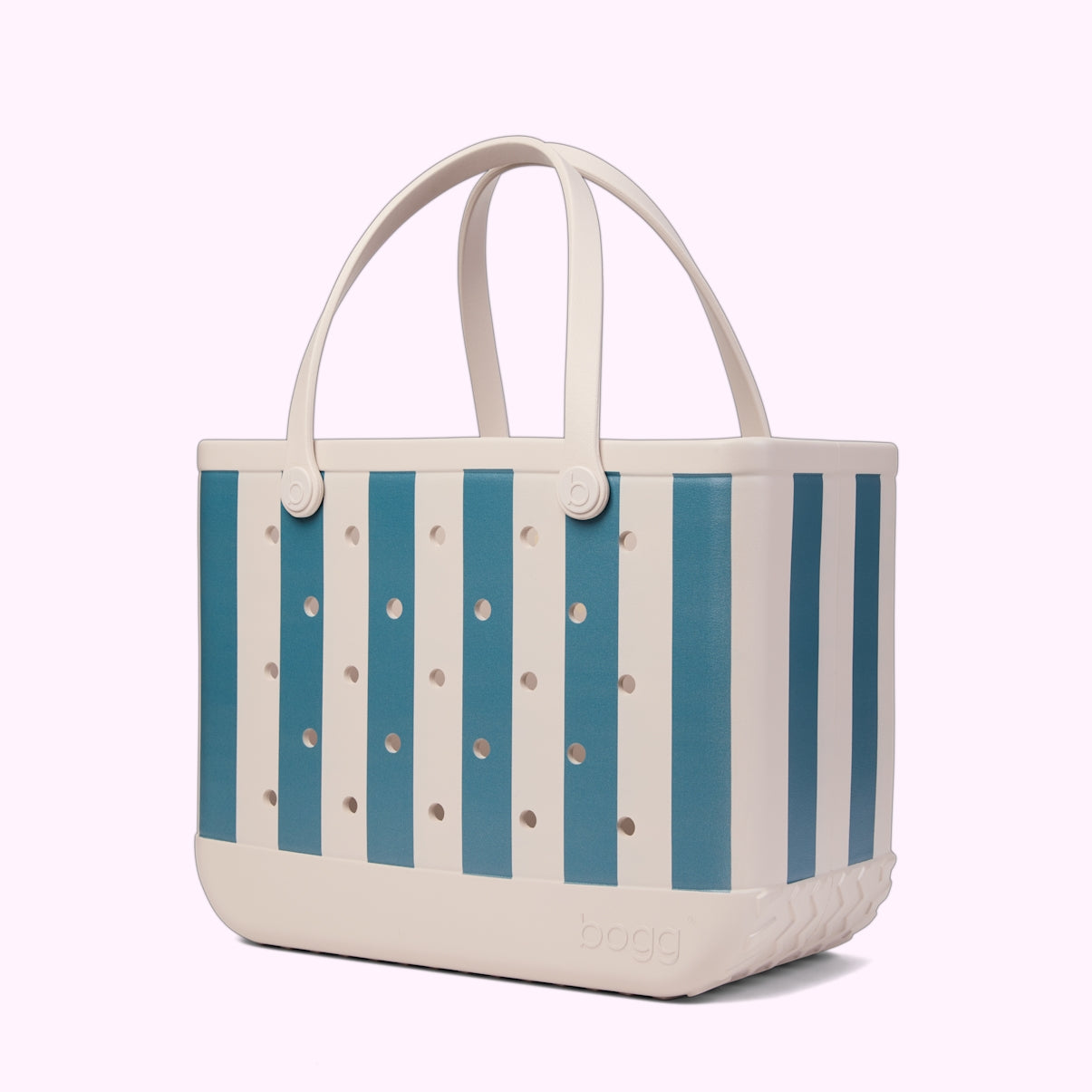 Original Bogg Bag Dockside Stripe Waterfront Travel Tote Ultra Durable Travel Friendly Accessory Organizer Pouch for Pool Activities