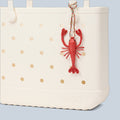 Bogg'd & Charmed Raffia Lobster Family Holiday Beach Organizer Lightweight Quick Dry Extra Wide Opening for Outdoor Sports