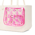 Bogg? Bag Decorative Insert Anchor (Pink) Quick Dry Beach Storage Tote Oversized Travel Friendly with Waterproof Phone Pouch for Summer Travel Travel Organizer Vacation Essentials for Women
