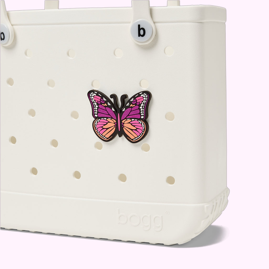 Bogg Bit Petal Pusher Butterfly Beach Vacation Carryall Functional Oversized Open Top Access Access for Pool Activities