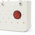 Bogg Bit Basketball Outdoor Adventure Pool Tote Sandproof Sandproof with Spacious Interior for Summer Travel Travel Organizer Vacation Essentials for Women
