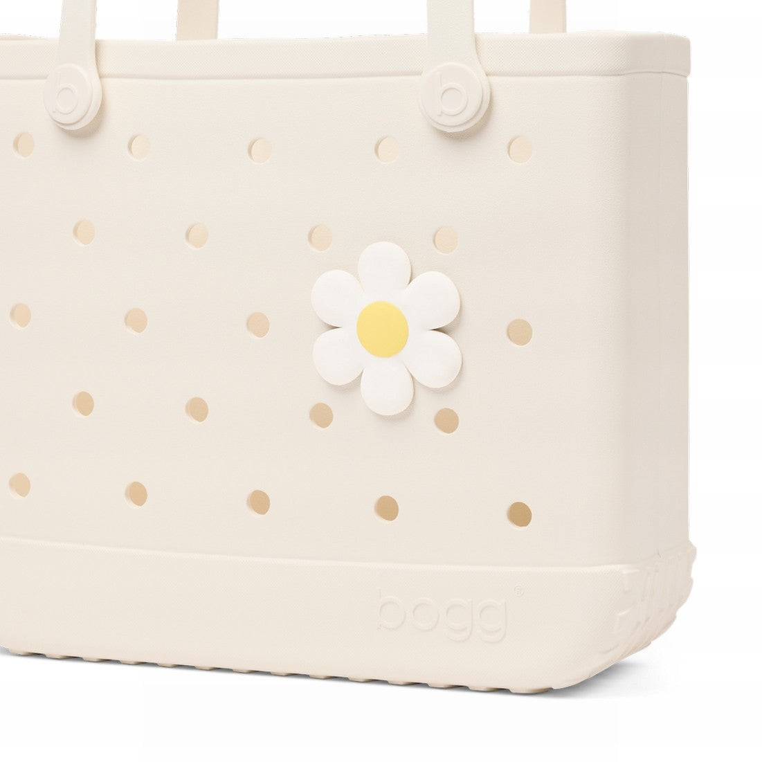 Bogg Bit White Daisy Beach Vacation Carryall Portable Multi Purpose Accessory Organizer Pouch for Cruise Travel