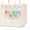 Decorative Insert Snacks Resort Collection Carryall Stylish Waterproof Deep Storage Interior for Weekend Travel