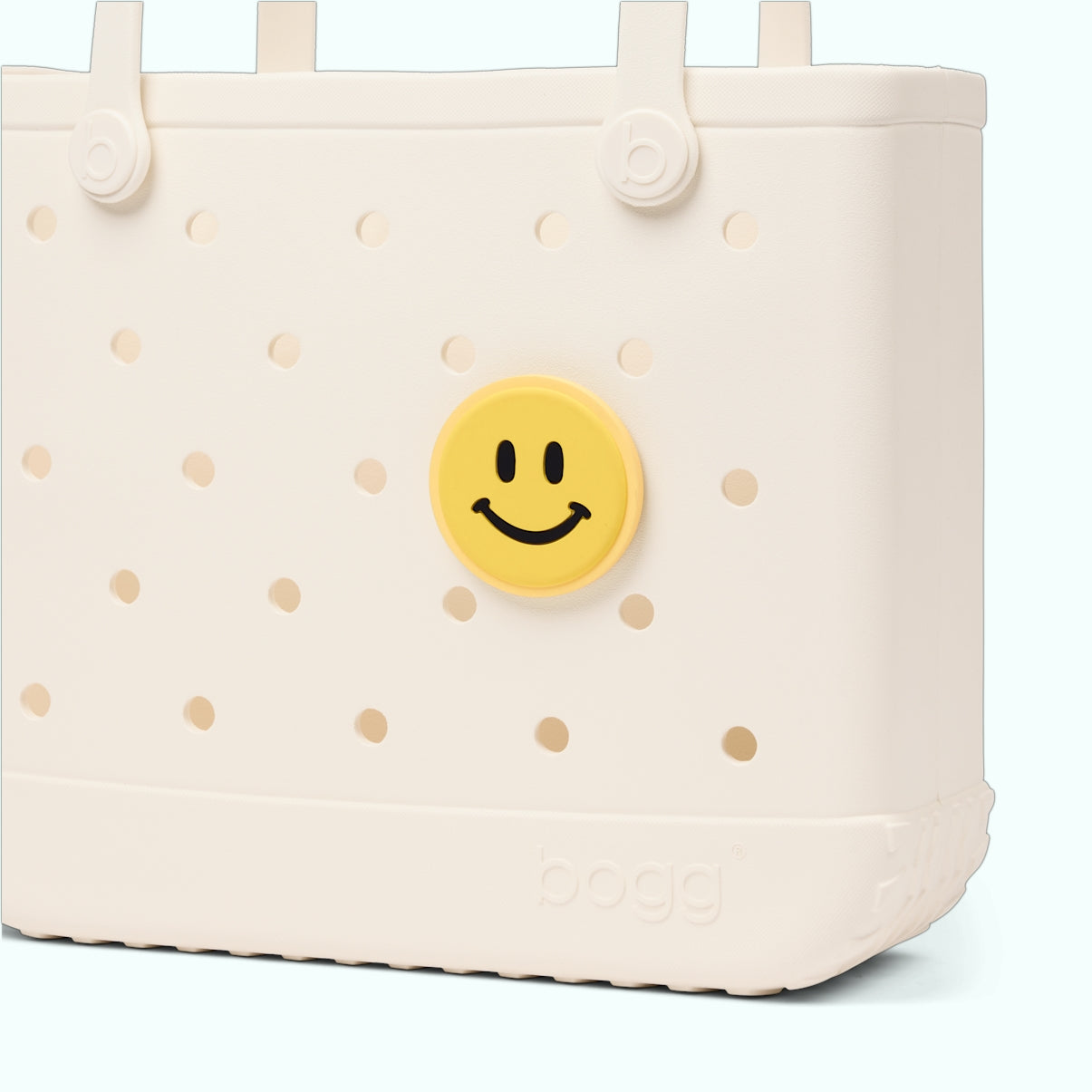 Bogg Bit Smile Multi Purpose Travel Carryall Oversized Sandproof with Waterproof Phone Pouch for Camping Trips Travel Organizer Vacation Essentials for Women