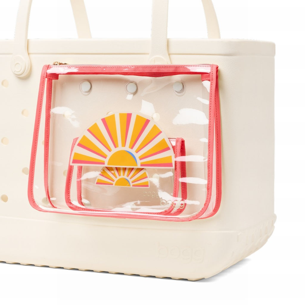 Bogg Bag Decorative Insert Ray Of Sunshine Boat Trip Waterproof Tote Travel Friendly Washable with Waterproof Phone Pouch for Summer Travel Travel Organizer Vacation Essentials for Women