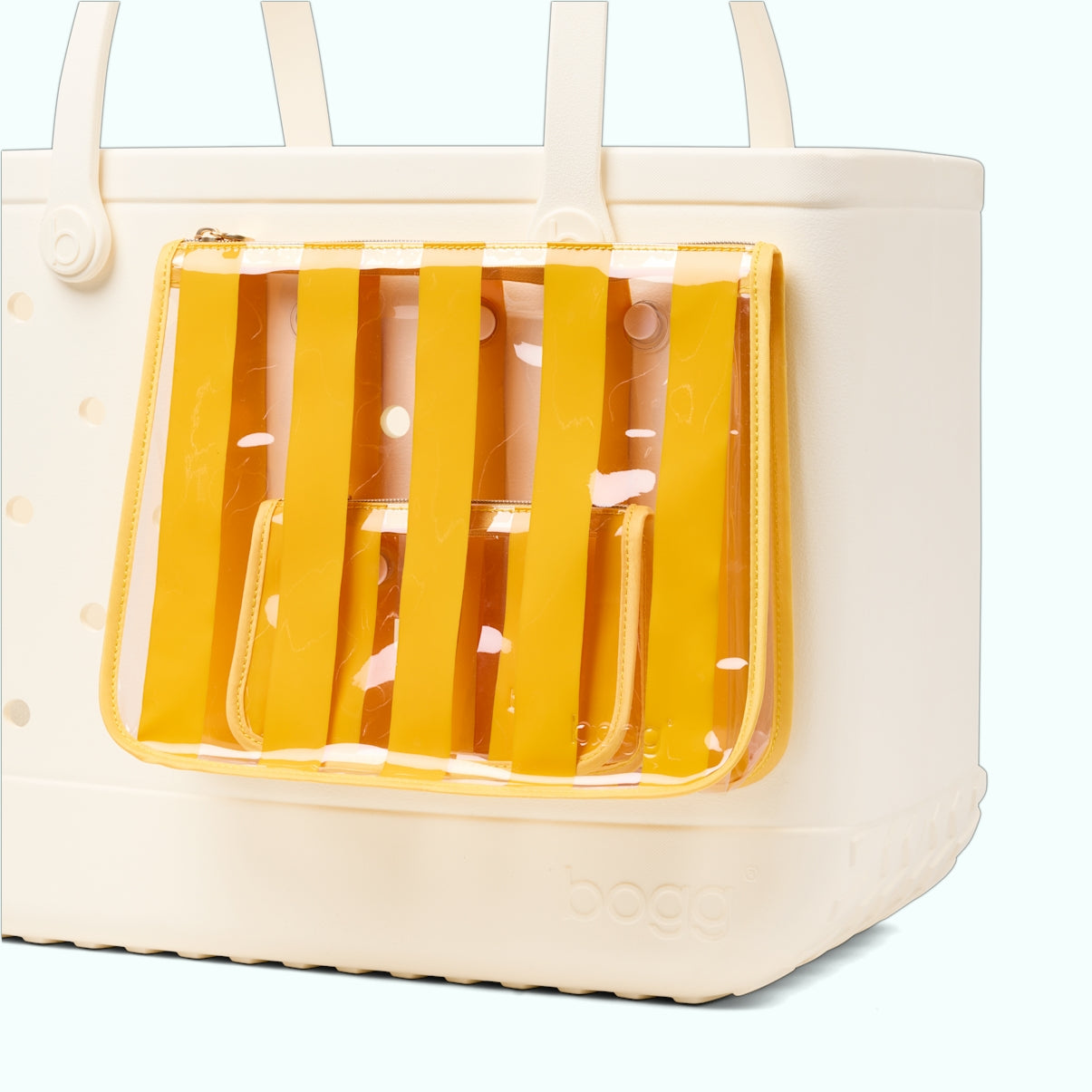Bogg Bag Decorative Insert Limoncello Yellow Pool Gear Organizer Flexible Quick Dry Extra Wide Opening for Summer Adventures