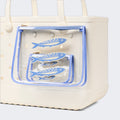 Bogg Bag Decorative Insert Sardine Pool Gear Organizer Lightweight Multi Purpose Open Top Access Access for Cruise Travel