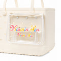 Bogg Bag Decorative Insert Vitamin Sea Resort Collection Carryall Premium Waterproof Easy Maintenance Surface for Women