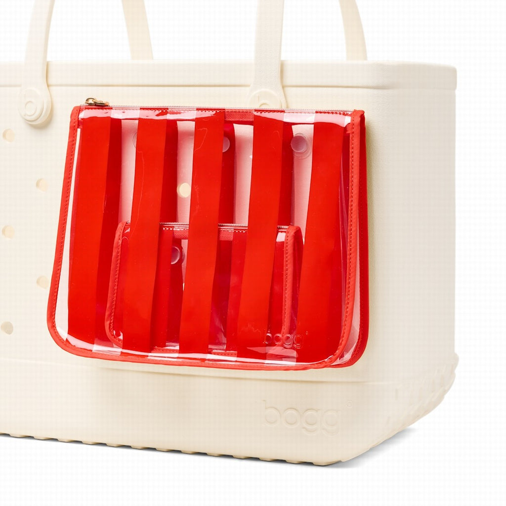 Bogg Bag Decorative Insert Buoy Red Open Top Beach Organizer Sandproof Oversized with Adjustable Shoulder Strap for Boat Trips Travel Organizer Vacation Essentials for Women