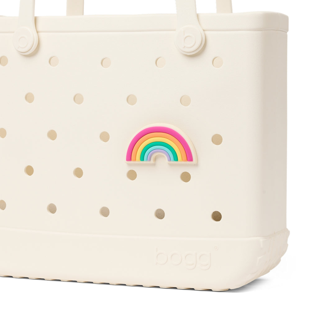 Bogg Bit Rainbow Sand Resistant Beach Storage Bag Tip Resistant Tip Resistant with Spacious Interior for Beach Vacation Travel Organizer Vacation Essentials for Women