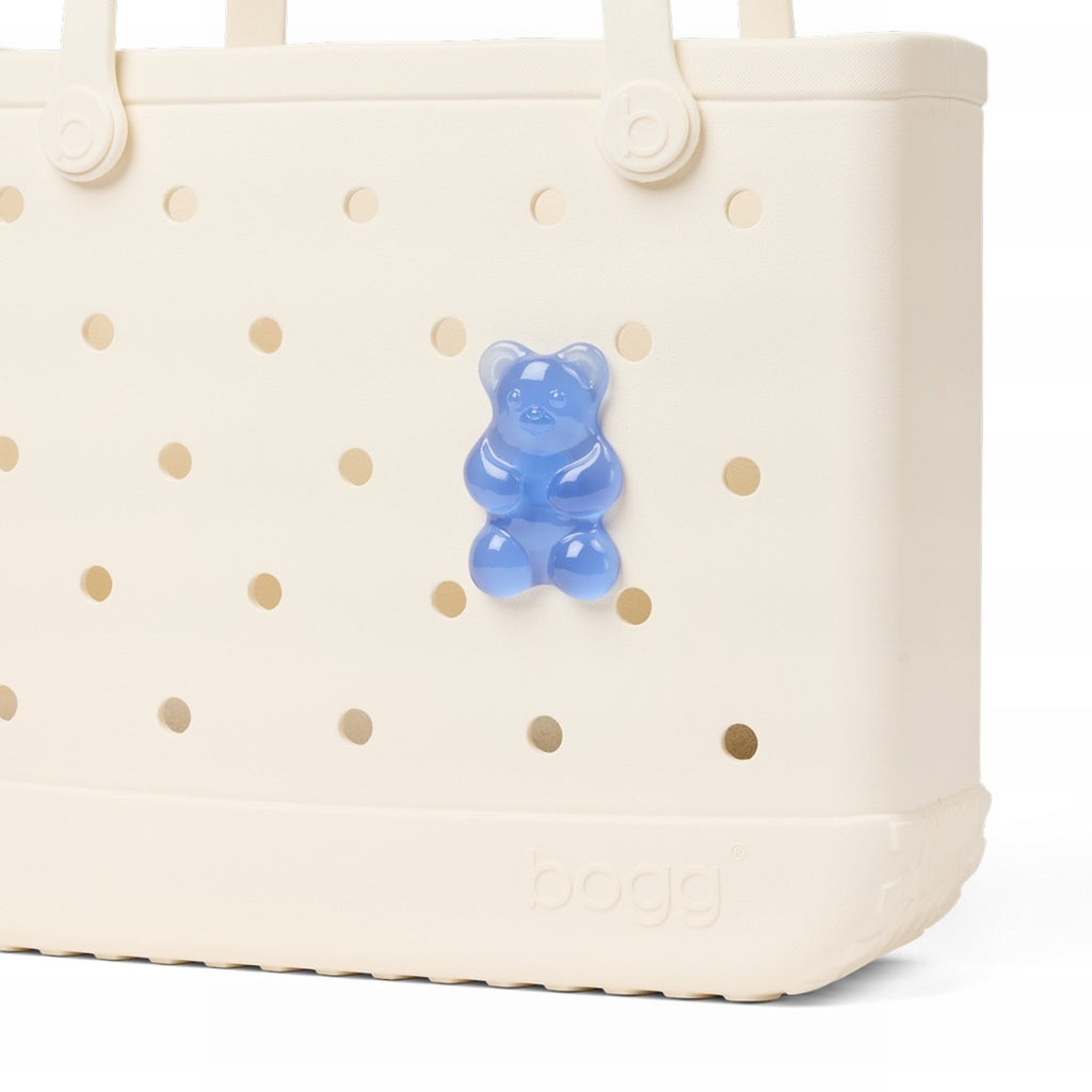 Bogg Bit Blue Raspberry Gummy Bear Travel Ready Pool Tote Premium Washable Waterproof Phone Pouch Included for Family Trips