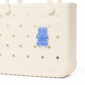 Bogg Bit Blue Raspberry Gummy Bear Travel Ready Pool Tote Premium Washable Waterproof Phone Pouch Included for Family Trips