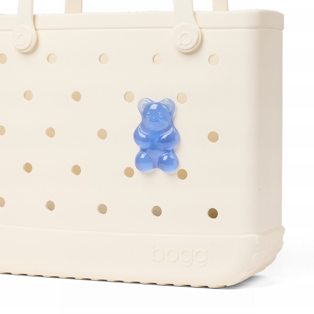 Bogg Bit Blue Raspberry Gummy Bear Travel Ready Pool Tote Premium Washable Waterproof Phone Pouch Included for Family Trips