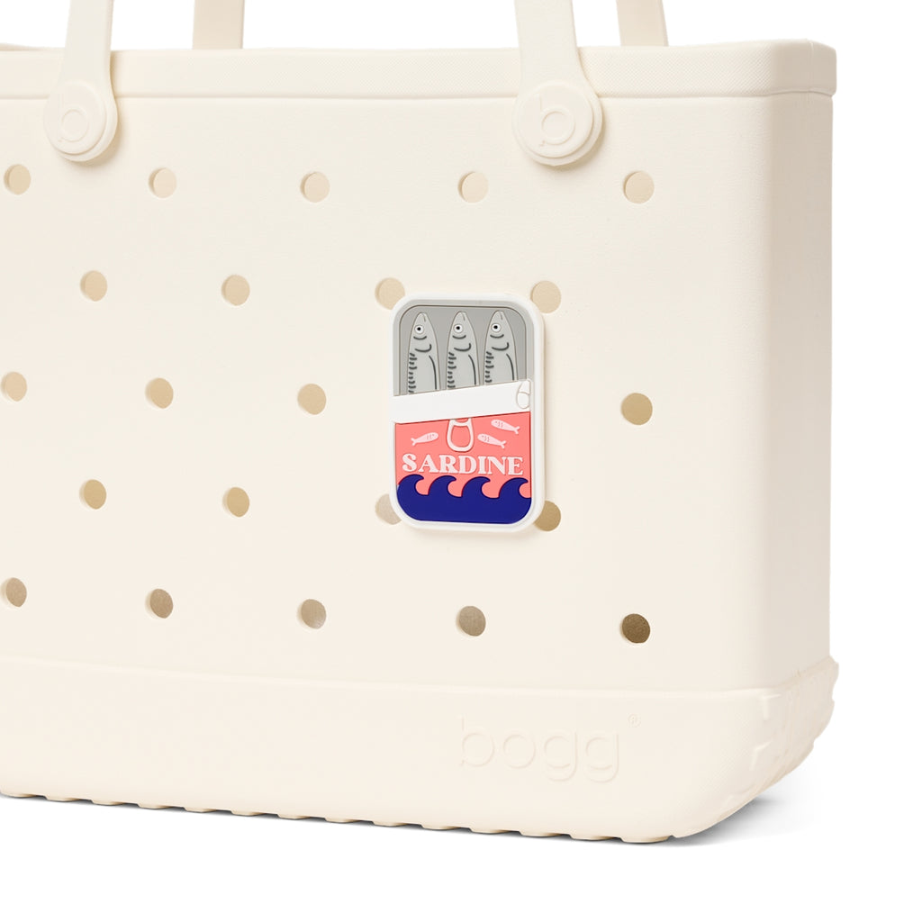 Bogg Bit Sardine Tin Cruise Ship Essentials Tote Lightweight Sandproof Adjustable Shoulder Strap for Beach Holidays