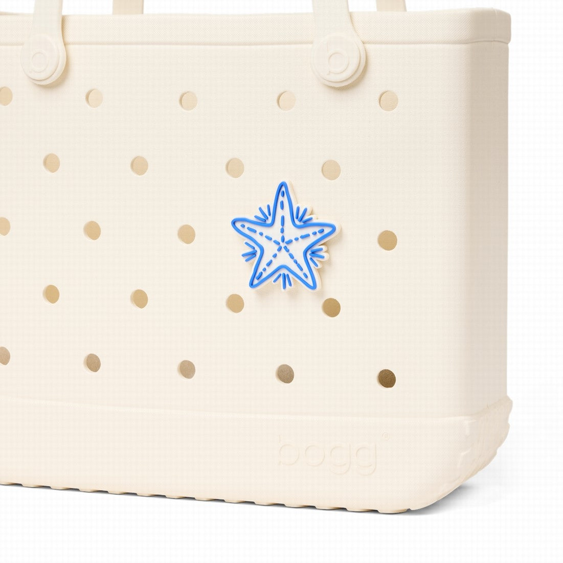 Bogg Bit Blue Starfish Island Getaway Carryall Flexible Multi Purpose Easy Maintenance Surface for Cruise Travel