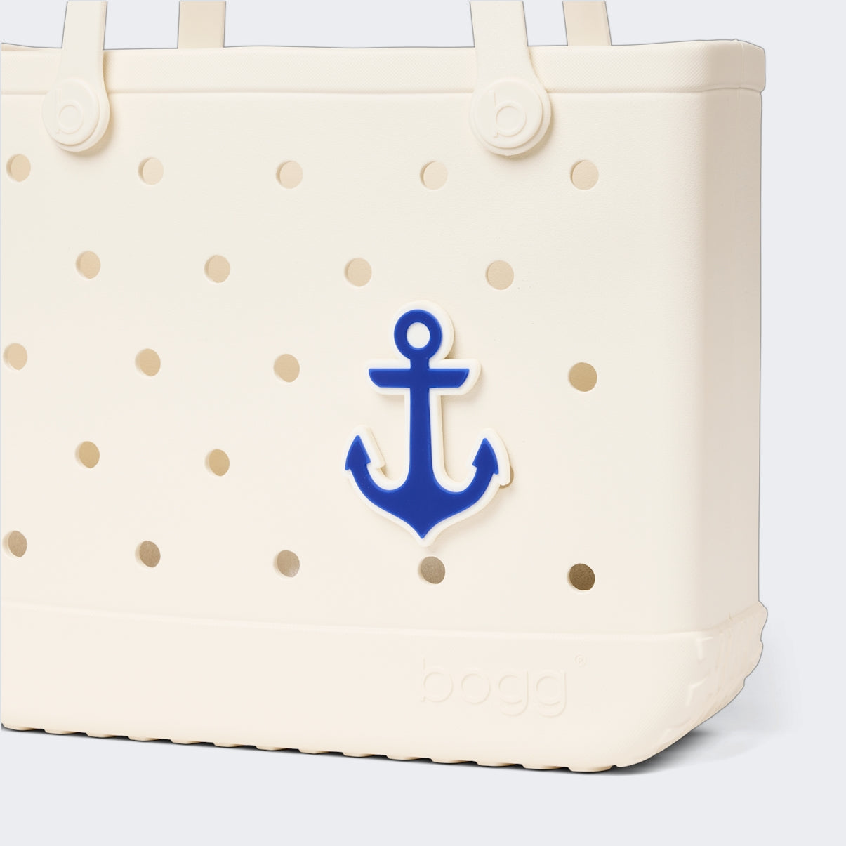 Bogg Bit Mykonos Blue Anchor Lake Day Waterproof Tote Portable Tip Resistant Waterproof Phone Pouch Included for Resort Vacations