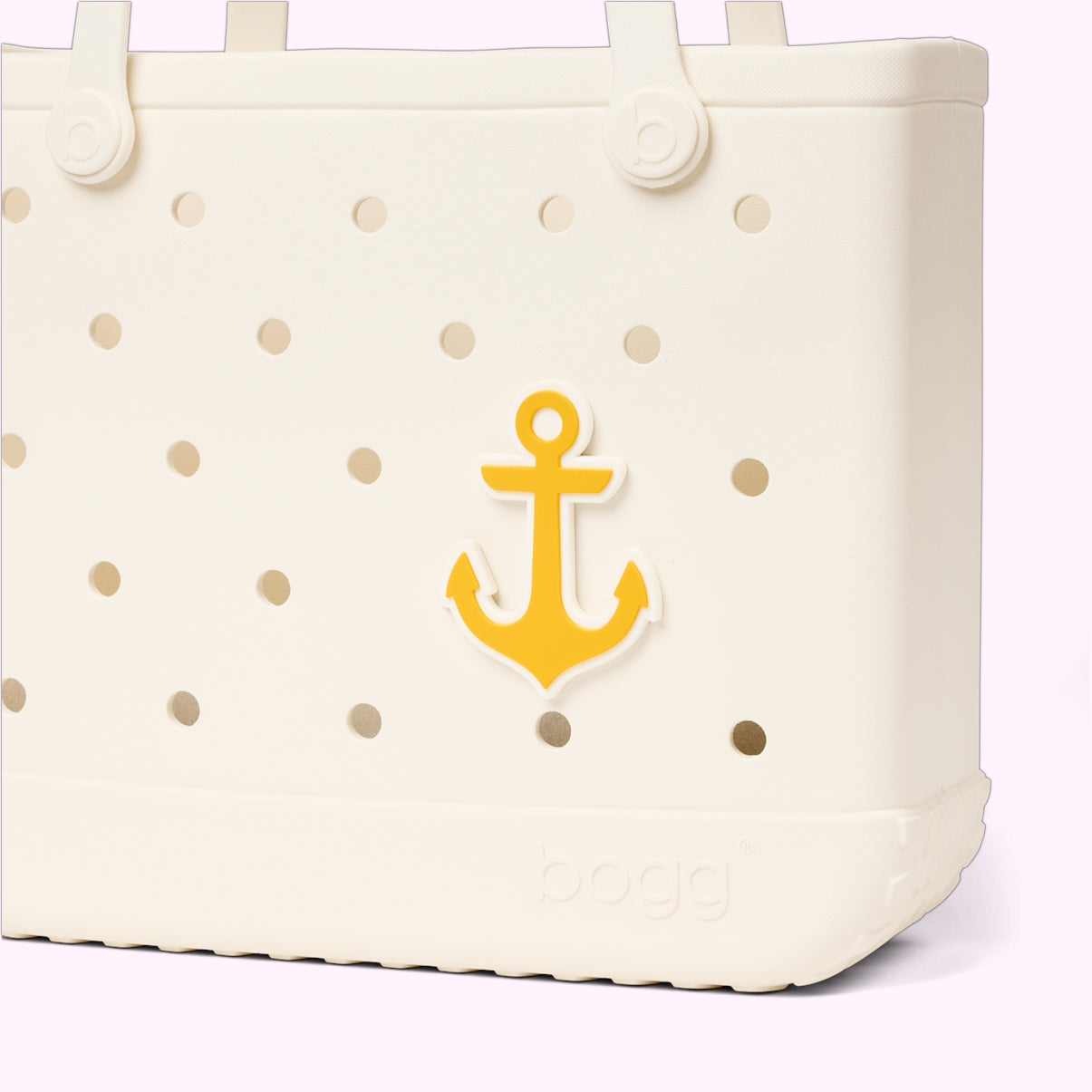 Bogg Bit Limoncello Yellow Anchor Weekend Getaway Beach Bag Durable Lightweight with Non Slip Bottom for Resort Holidays Travel Organizer Vacation Essentials for Women