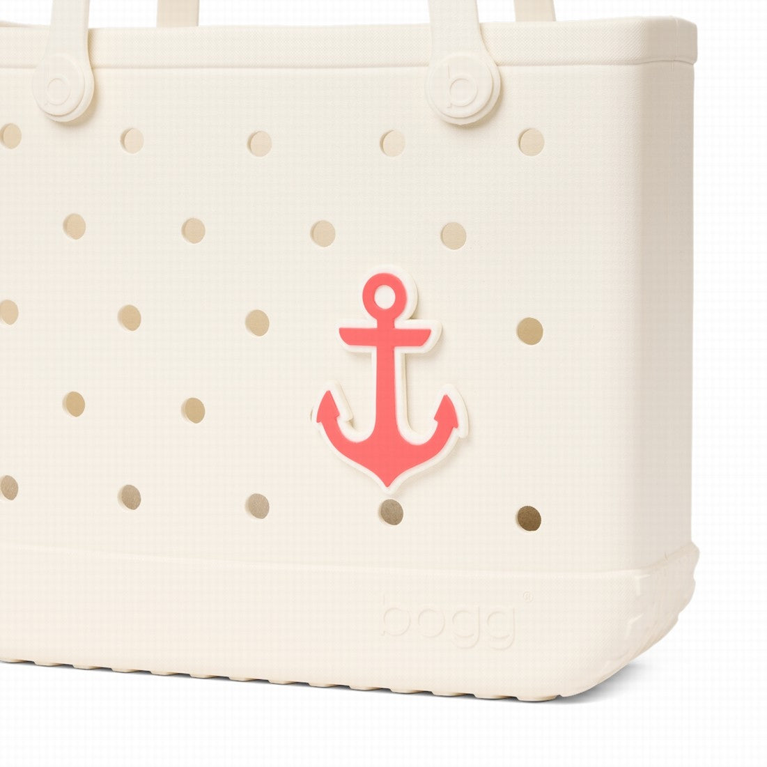 Bogg Bit Capri Coral Anchor Yacht Day Travel Organizer Modern Multi Purpose Reinforced Grip Handles for Family Trips