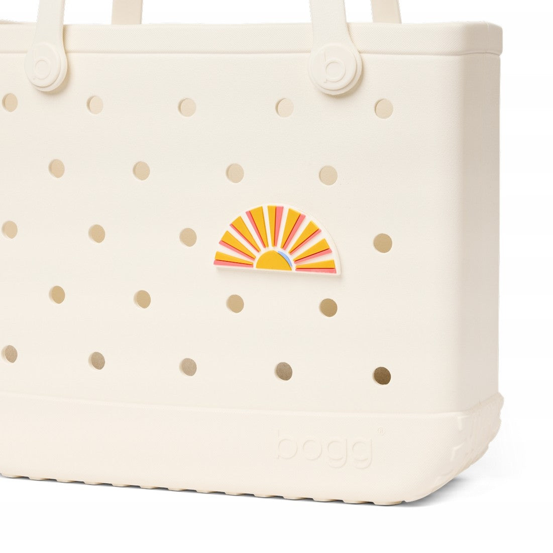 Bogg Bit Ray Of Sunshine Weekend Getaway Beach Bag Waterproof Sandproof with Non Slip Bottom for Lake Adventures Travel Organizer Vacation Essentials for Women