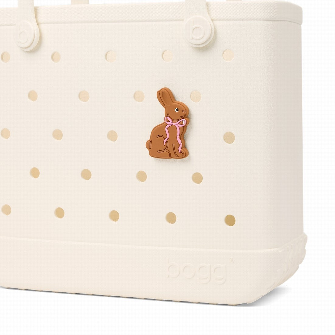 Bogg Bit Easter Bunny Beach Picnic Storage Bag Stylish Easy Clean Accessory Organizer Pouch for Pool Activities