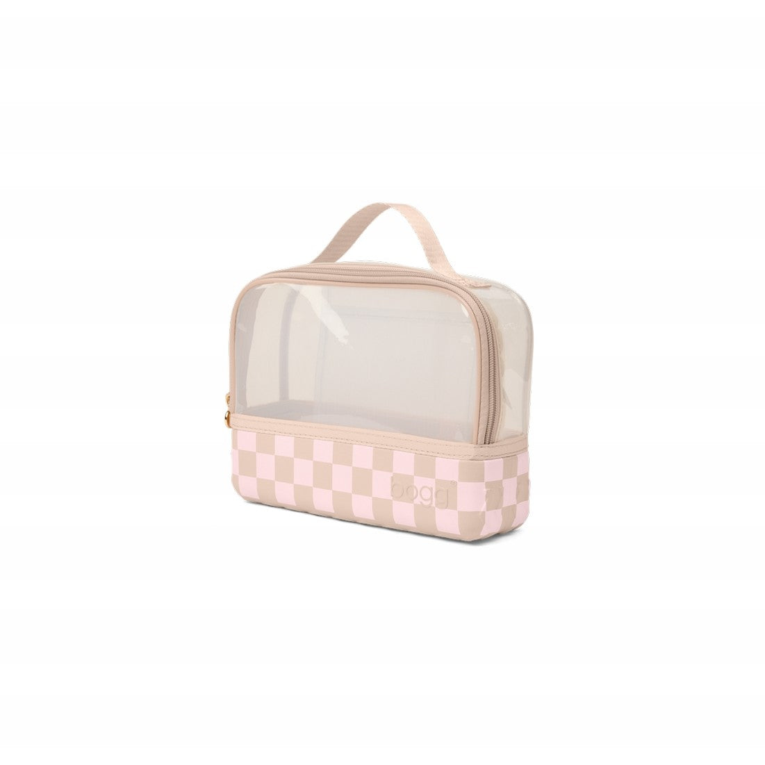 Boggs N' Ends Checkered Linen/ Pink Marshmallow Outdoor Journey Tote Luxury Waterproof Extra Wide Opening for Summer Adventures